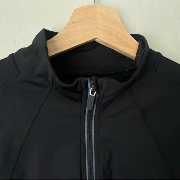 Lululemon Final Mile Jacket Black Reflective Running 8
